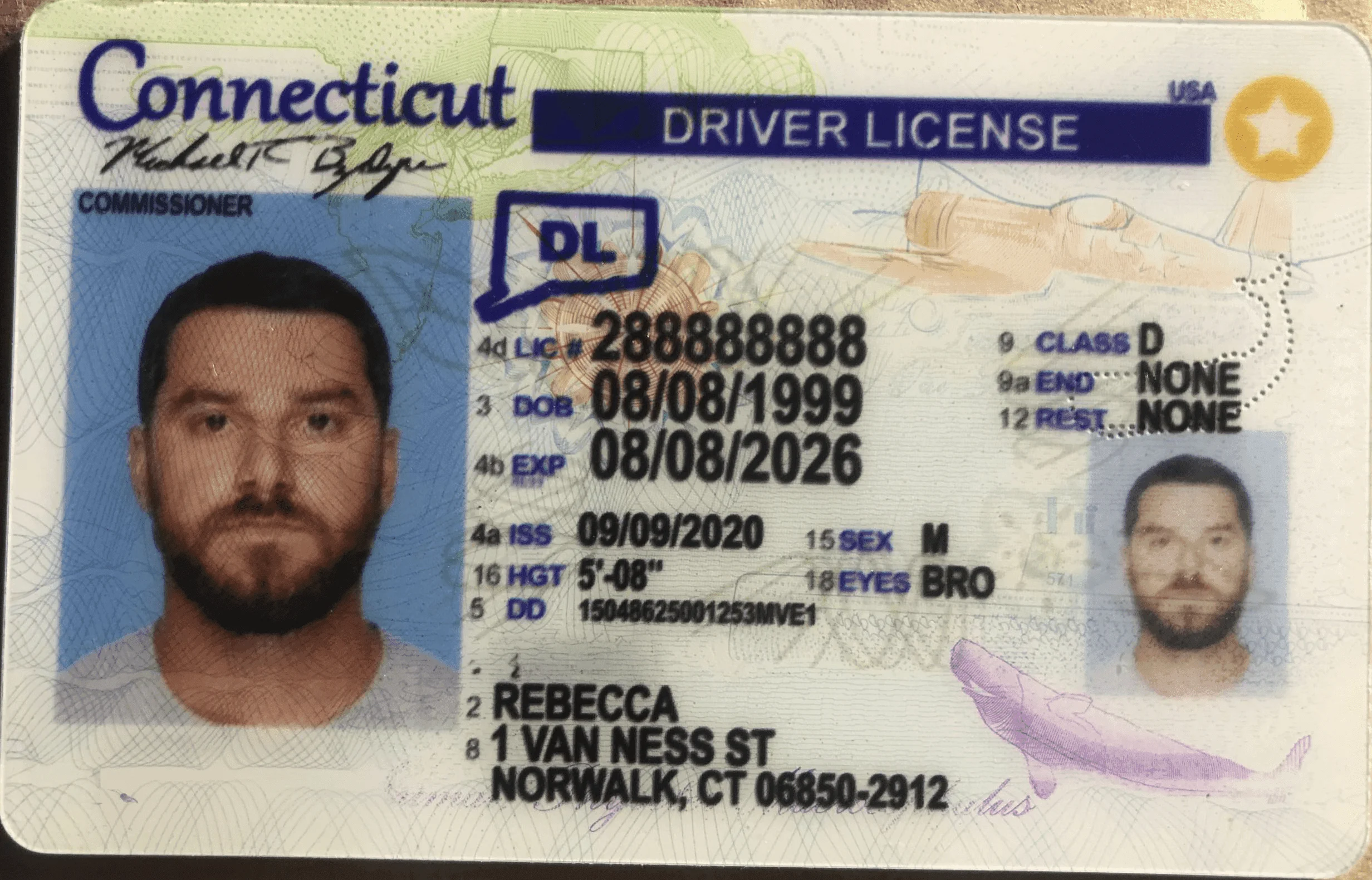 Connecticut Fake ID image 2